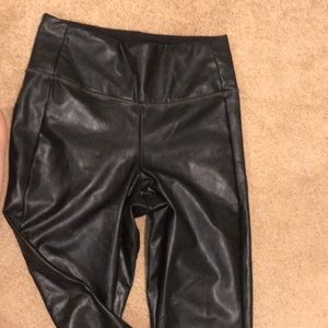 Athleta faux leather leggings